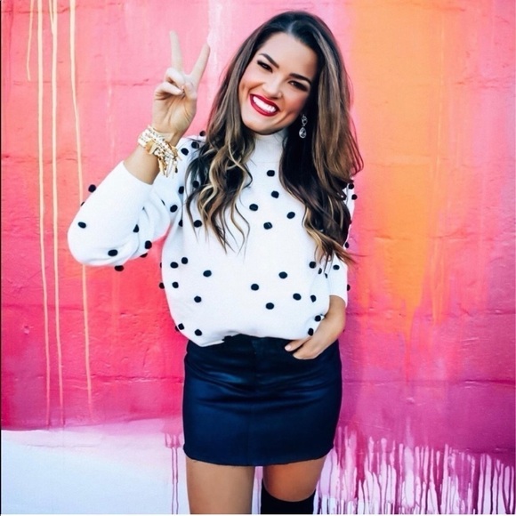 LPA Teza Sweater in Cream Polka Dot - Picture 12 of 12